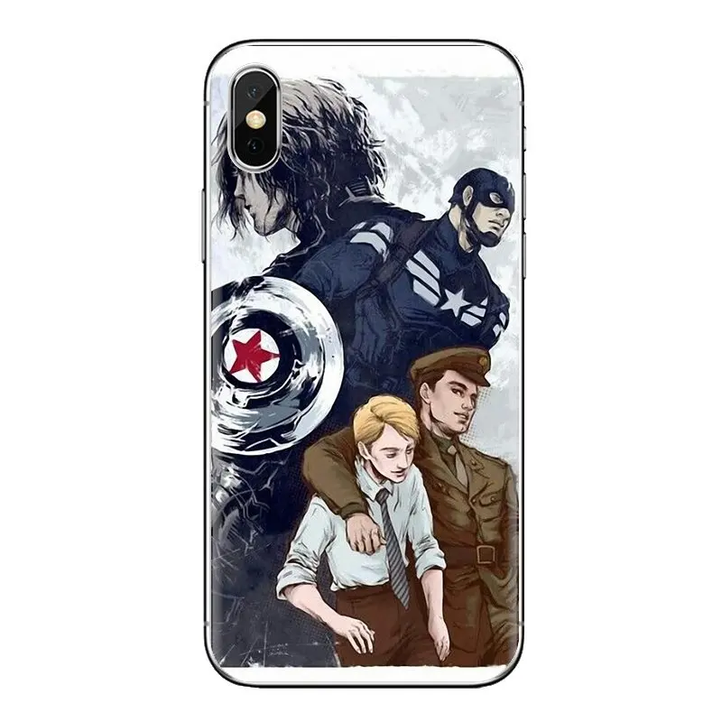 Silicone Phone Shell Case For Huawei G7 G8 P7 P8 P9 P10 P20 P30 Lite Mini Pro P Smart Plus 2017 2018 2019 marvel Captain America |