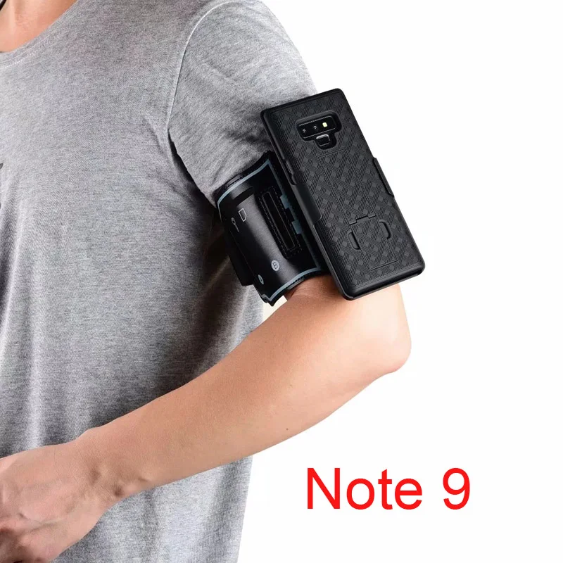 Note 9 Armband Спортивный нарукавный браслет, чехол для samsung Galaxy S10 5g S10+ Plus S10E Note 8 9 10+ чехол, держатель для телефона для спортзала и бега, нарукавный чехол - Цвет: Note 9 Armband