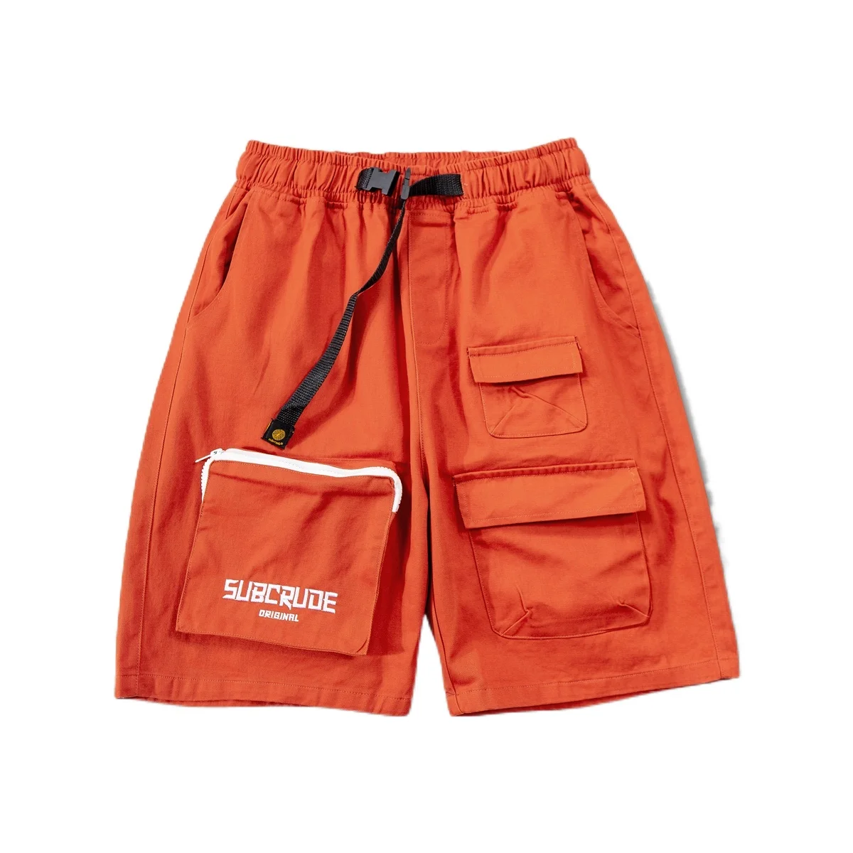 

Large pocket cargo shorts baggy punk pants streetwear men Elastic Waist sweatshorts mens shorts summer UD06