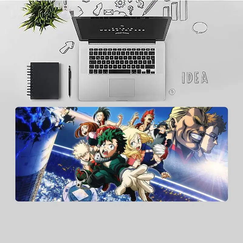 

My hero academia Laptop Gaming Mice Mousepad Desk Table Protect Game Office Work Mouse Mat pad X XL XXL Non-slip