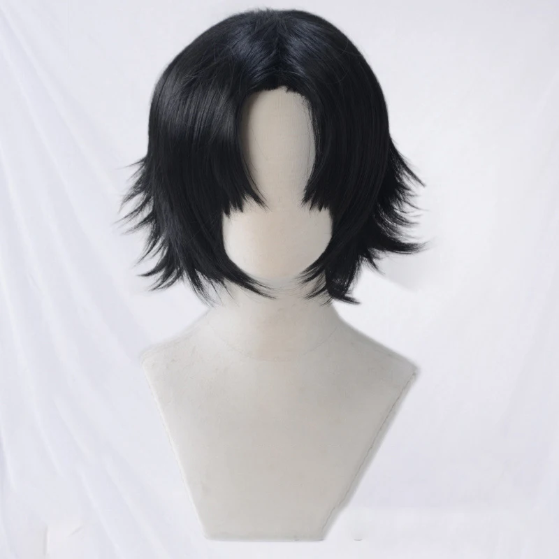 

Hunter X Hunter Wigs Kulolo Lushilufelu Black Short Heat Resistant Hair Synthetic Cosplay Wig + Wig Cap