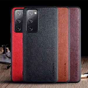 Чехол для Samsung Galaxy S20 FE Plus Ultra 5G, роскошный винтажный кожаный чехол, мягкий чехол для samsung s20 plus