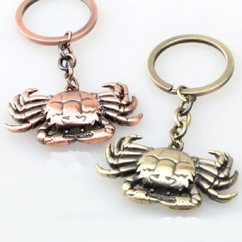 3D брелок в виде китайской варежки краба креативный животного для ключей высокое