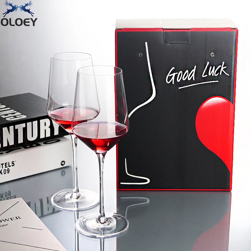 

Набор бокалов для красного вина (2 шт.), Подарочная коробка, высококачественный бордовый подарок, практичный набор бокалов для красного вина