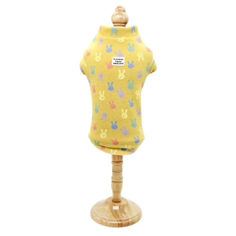 Зимняя одежда для собак супермягкая и удобная стеганая двухногая с принтом