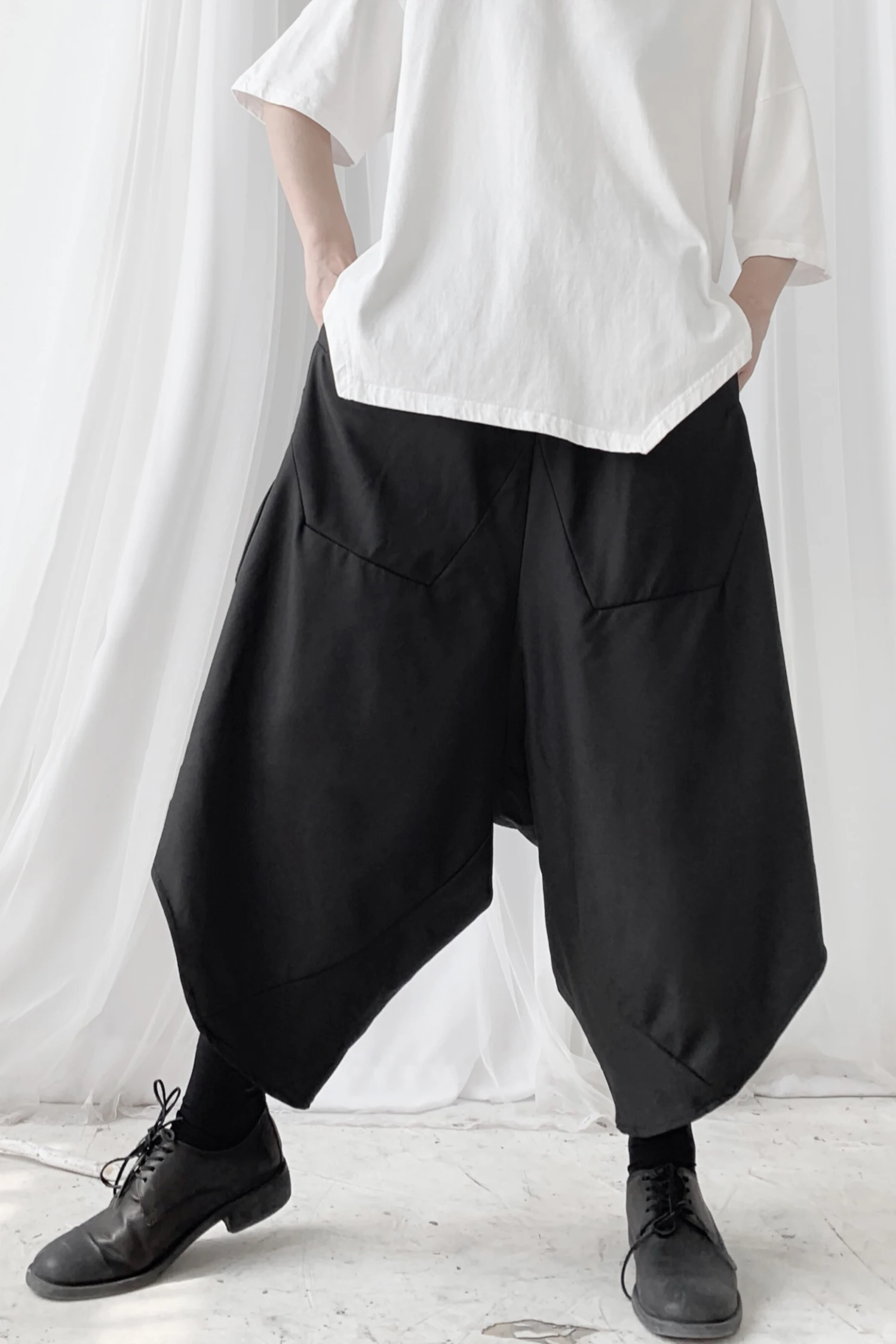 Yamamoto, summer, dark men's and women's clothing, niche designer Haren, Japanese bloomers, 8-point skirt