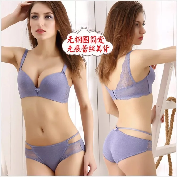 Новый кружевной комплект нижнего белья с глубоким V образным вырезом красивая