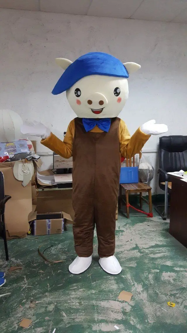 

Костюм свиньи свинья коричневая ткань мультфильм появляются Косплэй карнавальный костюм в стиле аниме Косплэй te