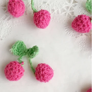 Rose red 30PCS 30 шт./лот, ручная работа, шерстяная пряжа, вязаная крючком, Цветочная аппликация, пэчворк, сделай сам, рукоделие, аксессуары для шитья, ткань, паста 168 - Цвет: Rose red 30PCS
