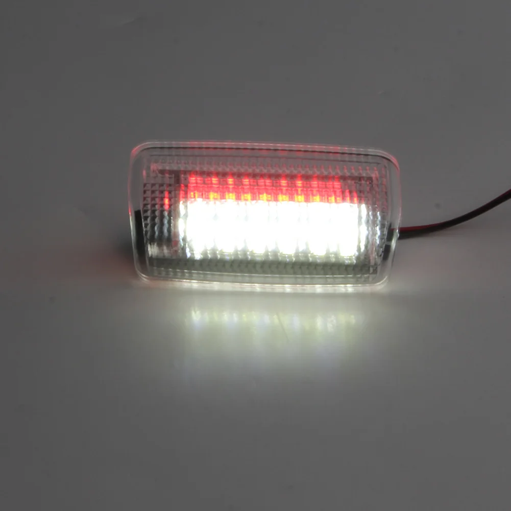 

Car LED Side Door Courtesy Lights Double Colors Welcome Lamp for Toyota Camry Land Cruiser Prado For Lexus IS RX LX ES White/Red