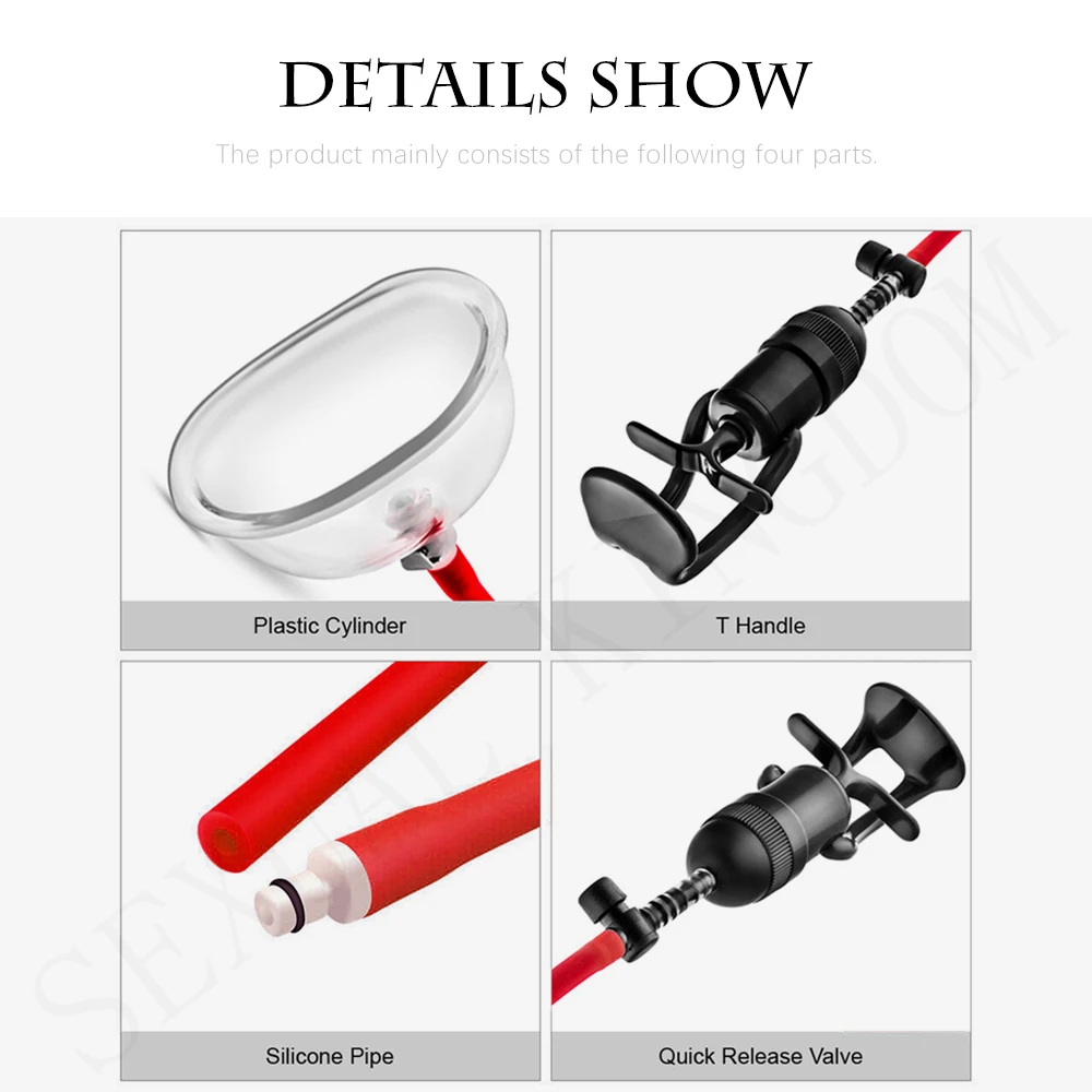 Вакуумная киска увеличитель груди помпа сосание сосков чашка Стимулятор клитора