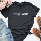 Сильные женские футболки, футболка с коротким рукавом, графическая футболка, хлопковые топы, феминистские футболки, одежда для девочек, черная живая материя
