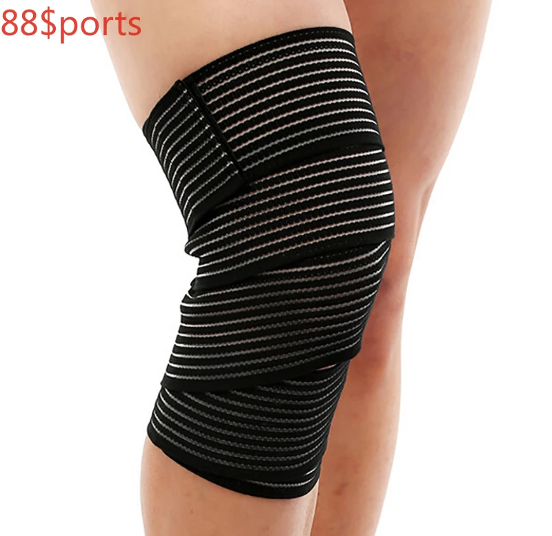 

1pcs High Elastic Bandage Knee Support Pad Warm Running Outdoor Sports Leggings Anti-sprain Medical Protect Gear Leg Wrist Wrap