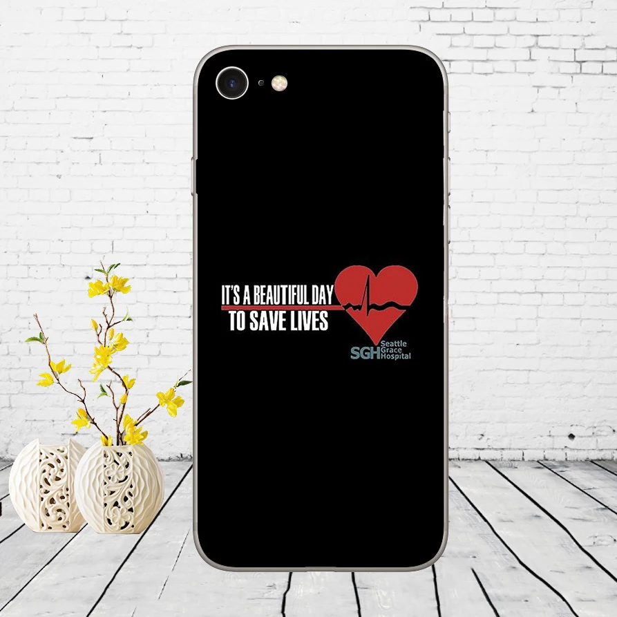 9 07DD Американский ТВ Грей Анатомия Мягкий силиконовый чехол для iPhone 5 5S SE 6 6s 8 plus 7 7 Plus X XS SR MAX чехол - Цвет: 9