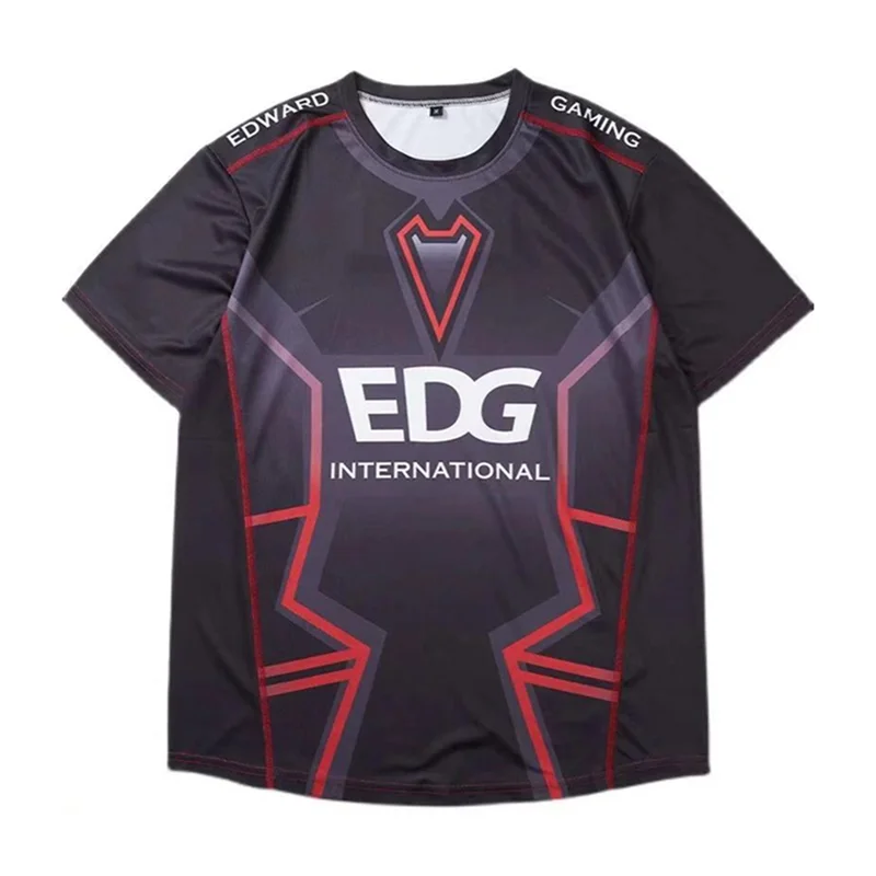 

LPL No. 1 Seed EDG Video Game S11 Global Competitive Team Clearlove7 The Same Jersey 2021 E-sports Hot-selling T-shirt