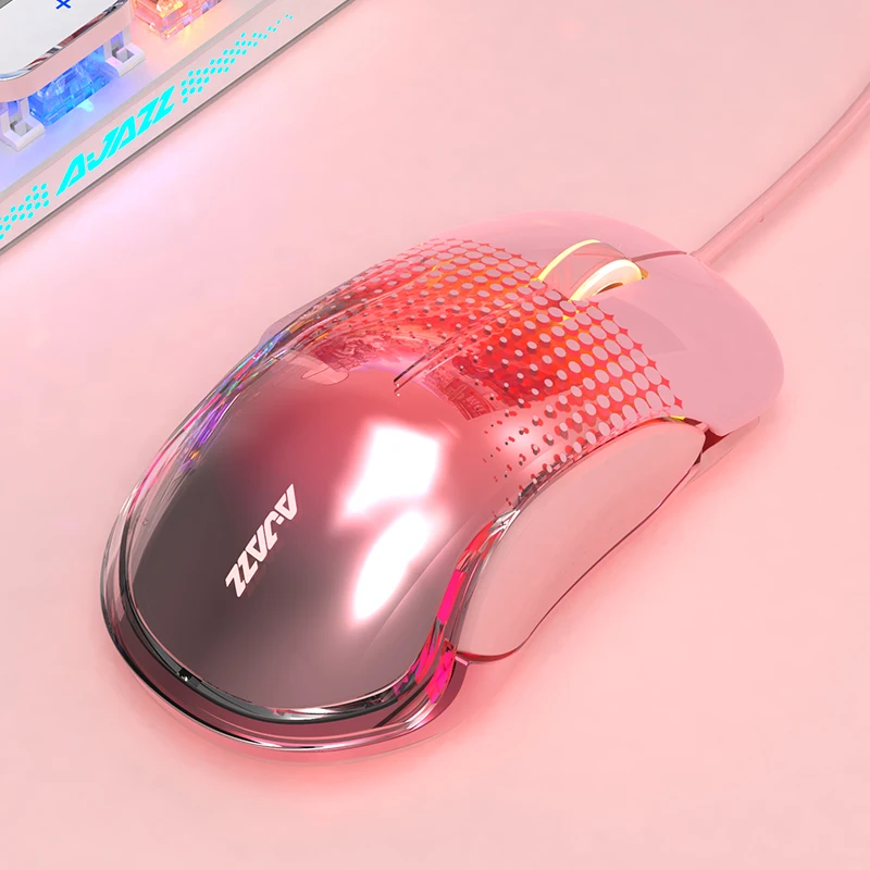 Игровой ноутбук Ajazz AJ358 RGB с подсветкой USB проводная мышь для настольного ПК PMW3325