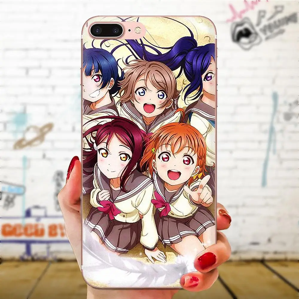 Аниме Love Live для Xiao mi 3 4 4C 4i 5 5s 5X6 6X8 SE Pro Lite A1 Max x 2 Note окрашенный чехол телефона |