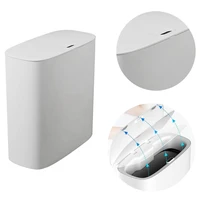smart sensor trash can electronic automatic household bathroom toilet waterproof narrow seam sensor bin