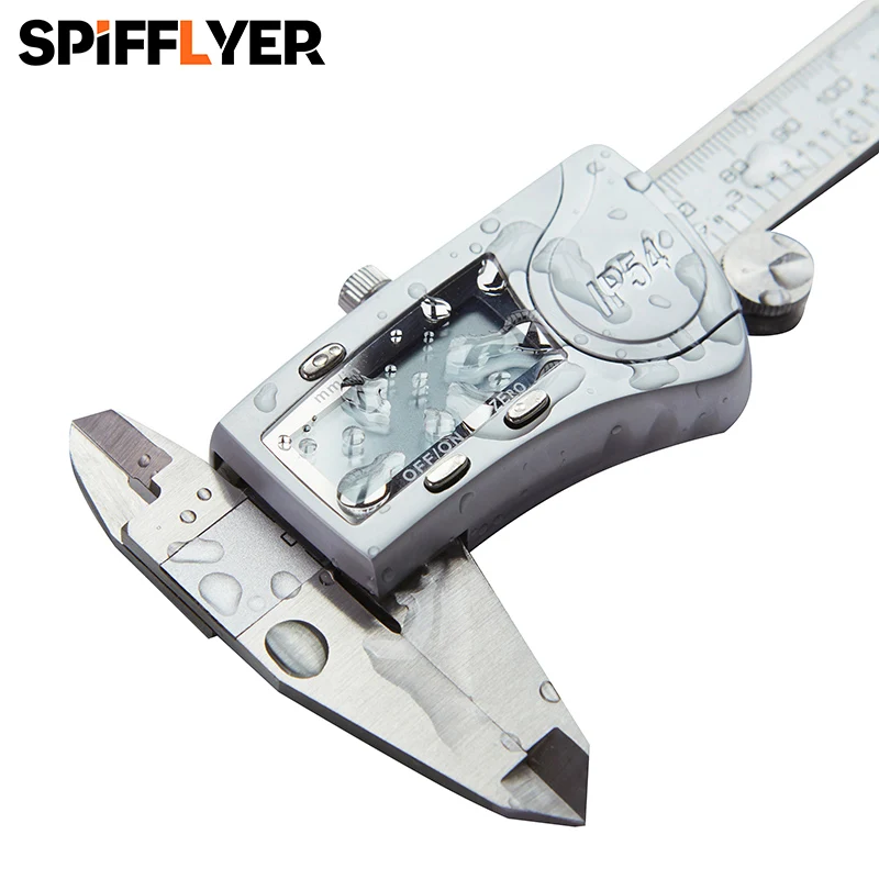 150 мм IP54 цифровой суппорт Нержавеющая сталь Электронный штангенциркуль с