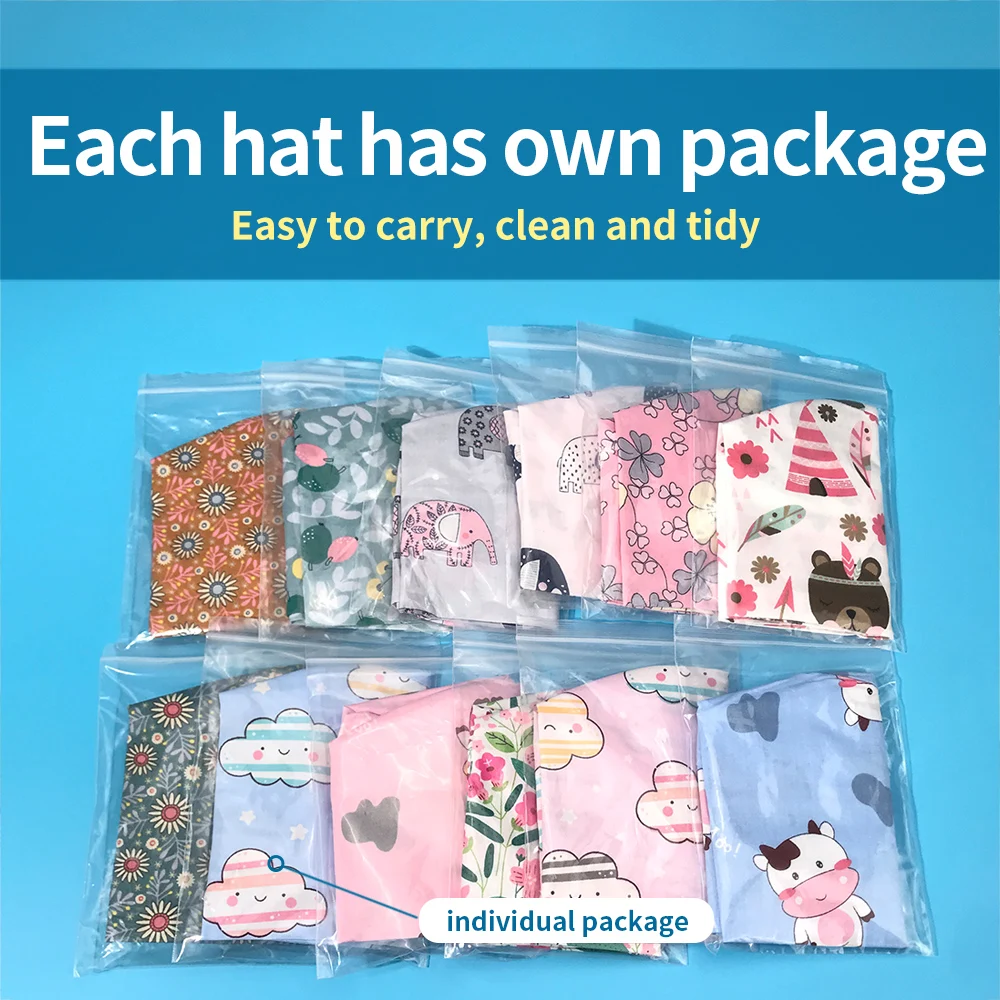 

Hot Sale Scrub Cap Doctor Nurse Hat Medical cap Hospital Print Surgical Cap Wholesale clinical nursing Dentist hat with button