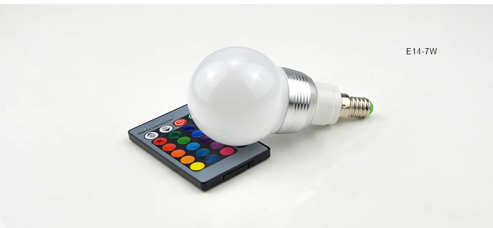 1 шт. прекрасный 16 цветов RGB Рождественский Декор атмосферный светодиодный ночник E27 5 Вт 110 В-220 В светодиодный светильник Точечный светильник+ ИК-пульт дистанционного управления