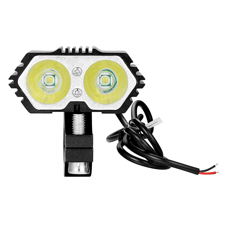 Headlight Led Motorcycle X2 20W Bulbs Headlights Spotlights Fog Light for Motorbike scooter Bicycle 12V Moto Light Driving Lamp