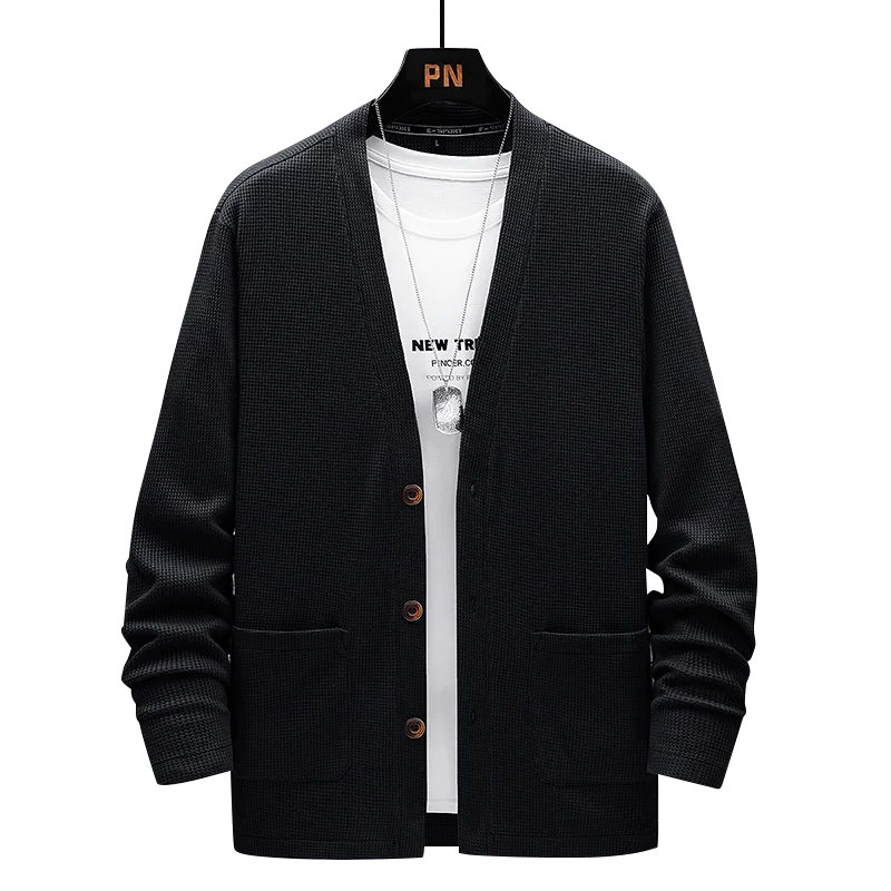 

Big 6xl 7xl 8xl 140kg Men Cotton Cardigan Jacket Men's Casual Loose Oversized Coat Button Up Spring Autumn Plus-sized Cardigan