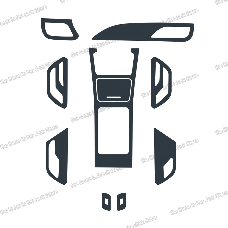 Защитная пленка Lsrtw2017 для салона автомобиля из ТПУ с центральным контролем Lincoln