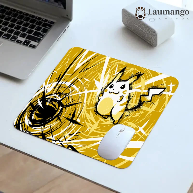 Игровой коврик для мышки с аниме кавайная настольная подставка Pokemon Настольный