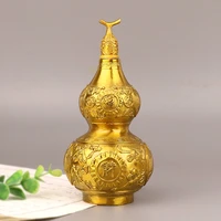 chinese pure copper opening gourd feng shui health attracts wealth chinese wu lou hu lu home decoration accessories