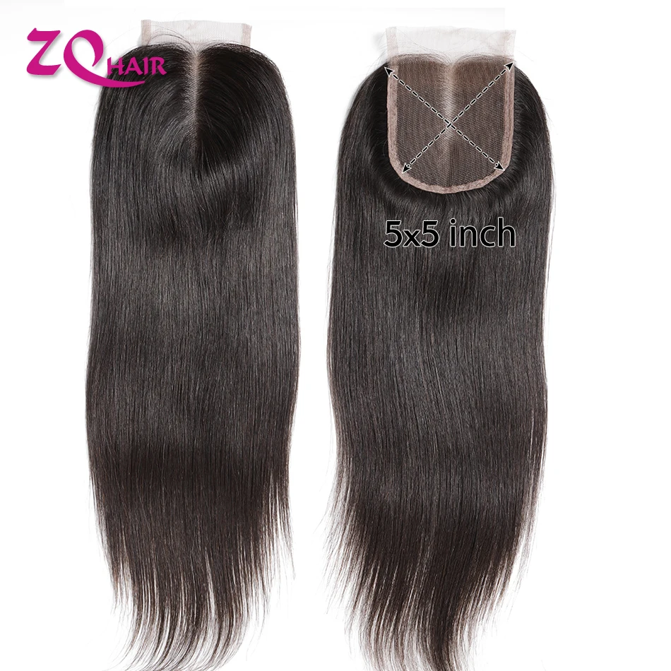 

Straight 5x5 Lace Closure 20 22 Inches Human Hair Natural Hairlines 100% Bralizian Remy Hair HD Pre Plucked Swiss Lace Closure