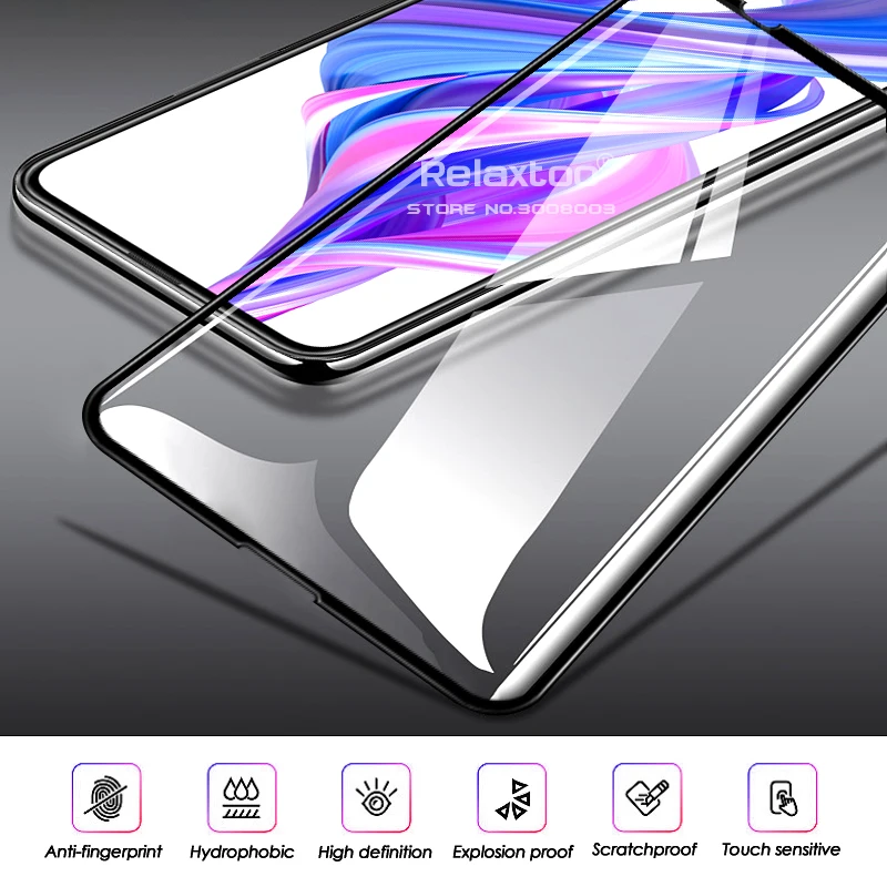 9D полный клей Honor9X Glas защита экрана закаленное стекло для Huawei Honor 9X / Pro защитное