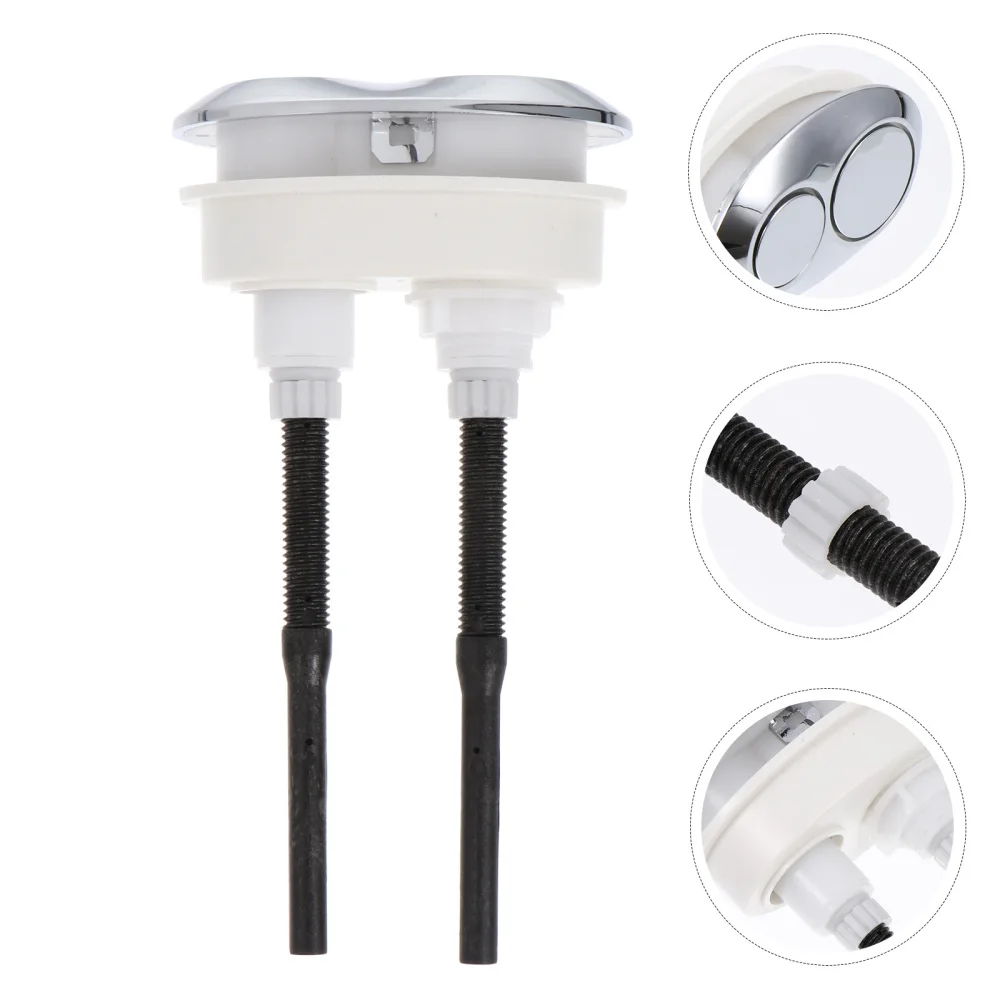 

1pc Professional Toilet Buttons Oval Designed Toilet Flush Buttons Tank Buttons