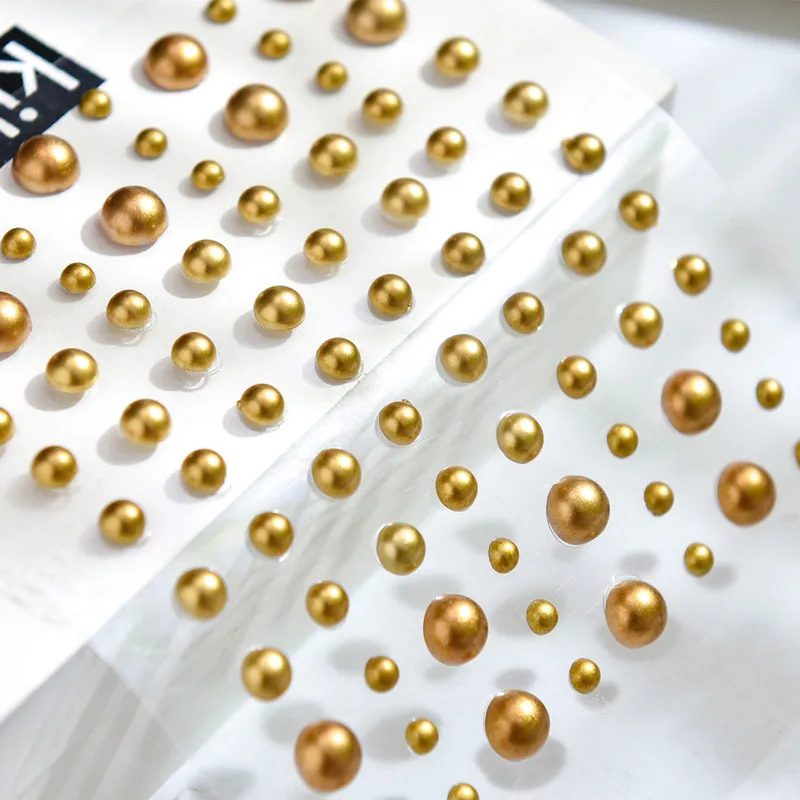 Scrapbook Imitation Pearls Stickers Acrylic Self Adhesive Accessories Personalized Diamond Laptop Skins Photo Frame Decoration | Дом и сад