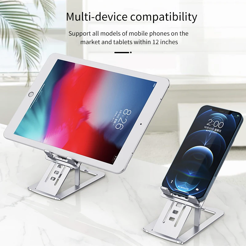 yelwong metal fold adjustable phone bracket tablet holder portable ipad stand desktop bracket aluminum alloy for iphone xiaomi free global shipping