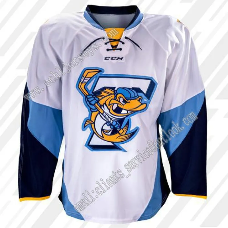 

Toledo Walleye MEN'S Hockey Jersey Embroidery Stitched Customize any number and name