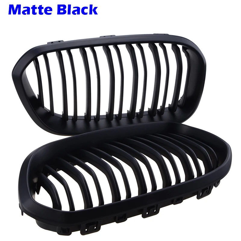 

Front Bumper Kidney Grill Double Slat Racing Sport Grille Fit For BMW F20 F21 LCI 120i 1Series 2015 2016 2017,Car Accessories