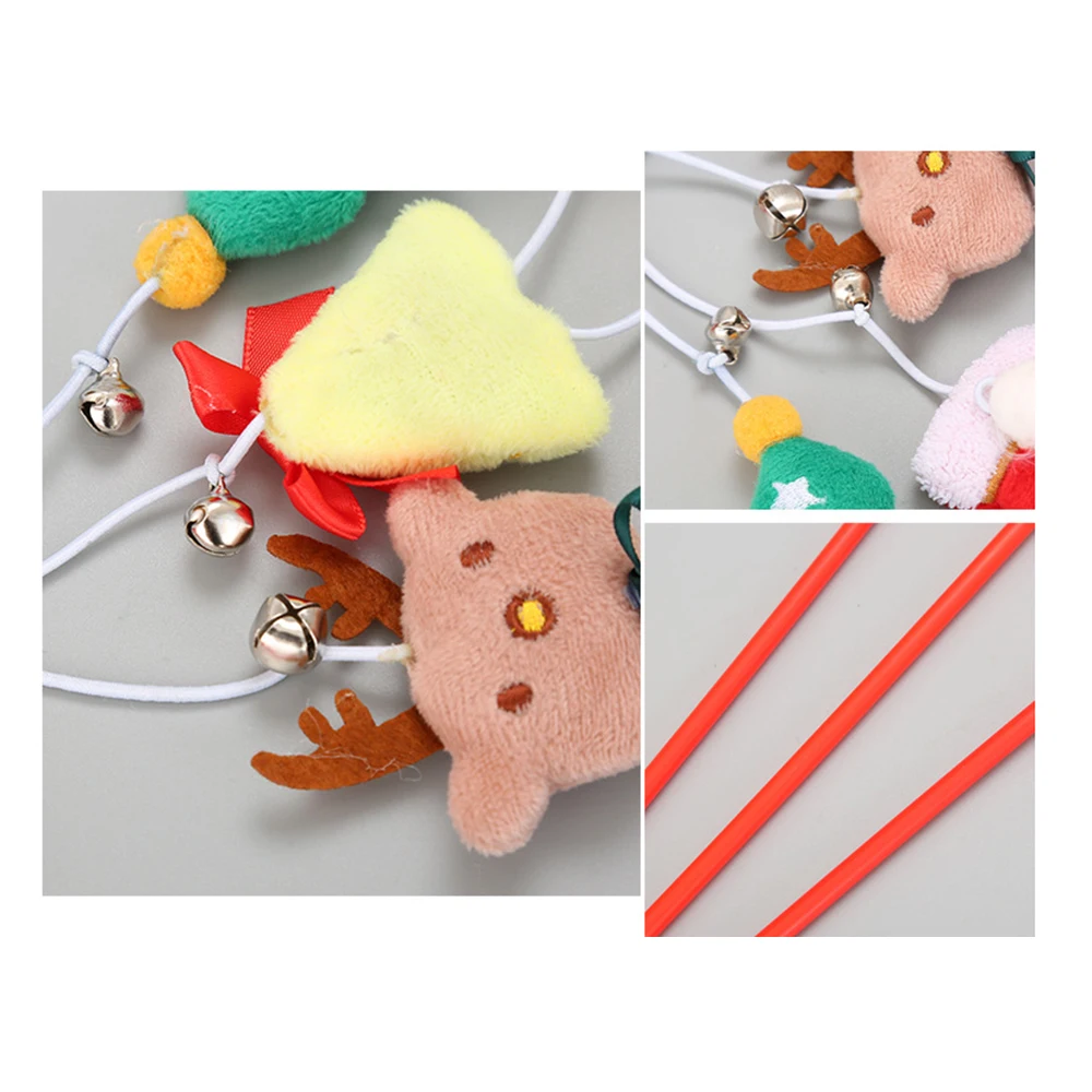 5 шт./компл. игрушечная палочка для кошек с колокольчиком|Игрушки кошек| |