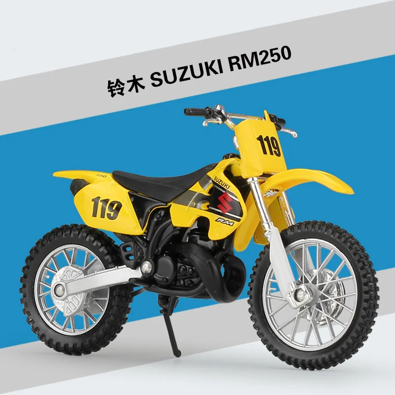 Эндуро Мотокросс 1/18 Масштаб Мини Husqvarna FC450 мотогонок литые игрушечные модели Реплика металла для B MW подарки для детей