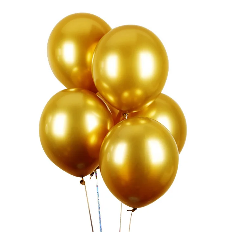 

10pcs 12 inch metal balloon holiday party wedding birthday hotel decoration latex balloons can be wholesale