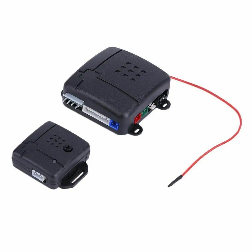 

Universal 1-Way Car Alarm Vehicle System Protection Security System Keyless Entry Siren + 2 Remote Control Burglar Alarm