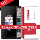 Оригинальный дисплей 5,5 дюйма AMOLED с рамкой для Oneplus 5, ЖК-дисплей, сенсорный экран, дигитайзер для OnePlus A5000, запасные части