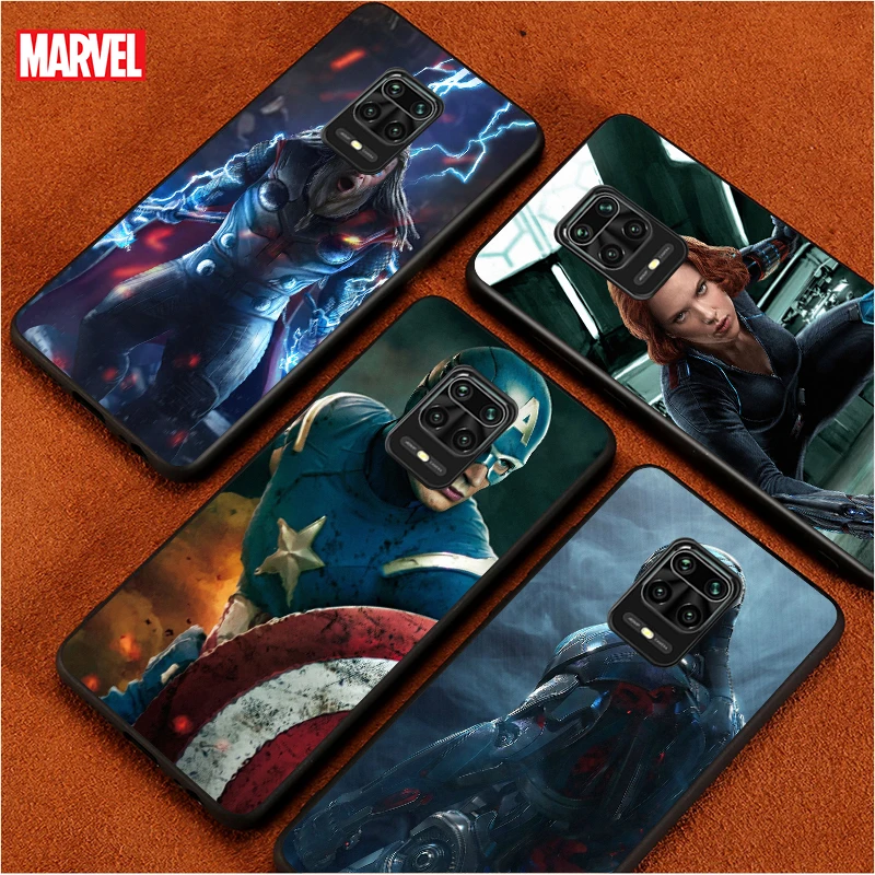 

hot-The Avengers for Xiaomi Redmi Note 10 10S 9T 9 9S 8 8T 7 7S 6 5A 5 4X 4 Pro Max TPU Prime Phone Case