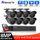 NINIVISION 1080p 16CH система видеонаблюдения с 16 шт. 2.0MP ночное видение домашние камеры безопасности 16CH CCTV DVR комплект