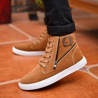 autumn mens boots comfortable high top shoes mens new comfortable casual driving shoes outdoor non slip sports shoes