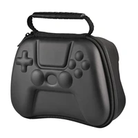 portable eva storage bag carrying case for ps5 dual sense controller portable dustshockproof protective cover for ps5 gamepad