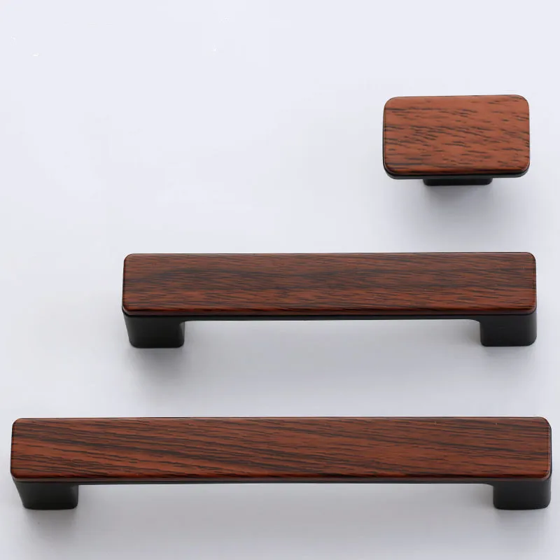 Деревянные ручки и для шкафа кухонные из цинкового сплава выдвижных ящиков