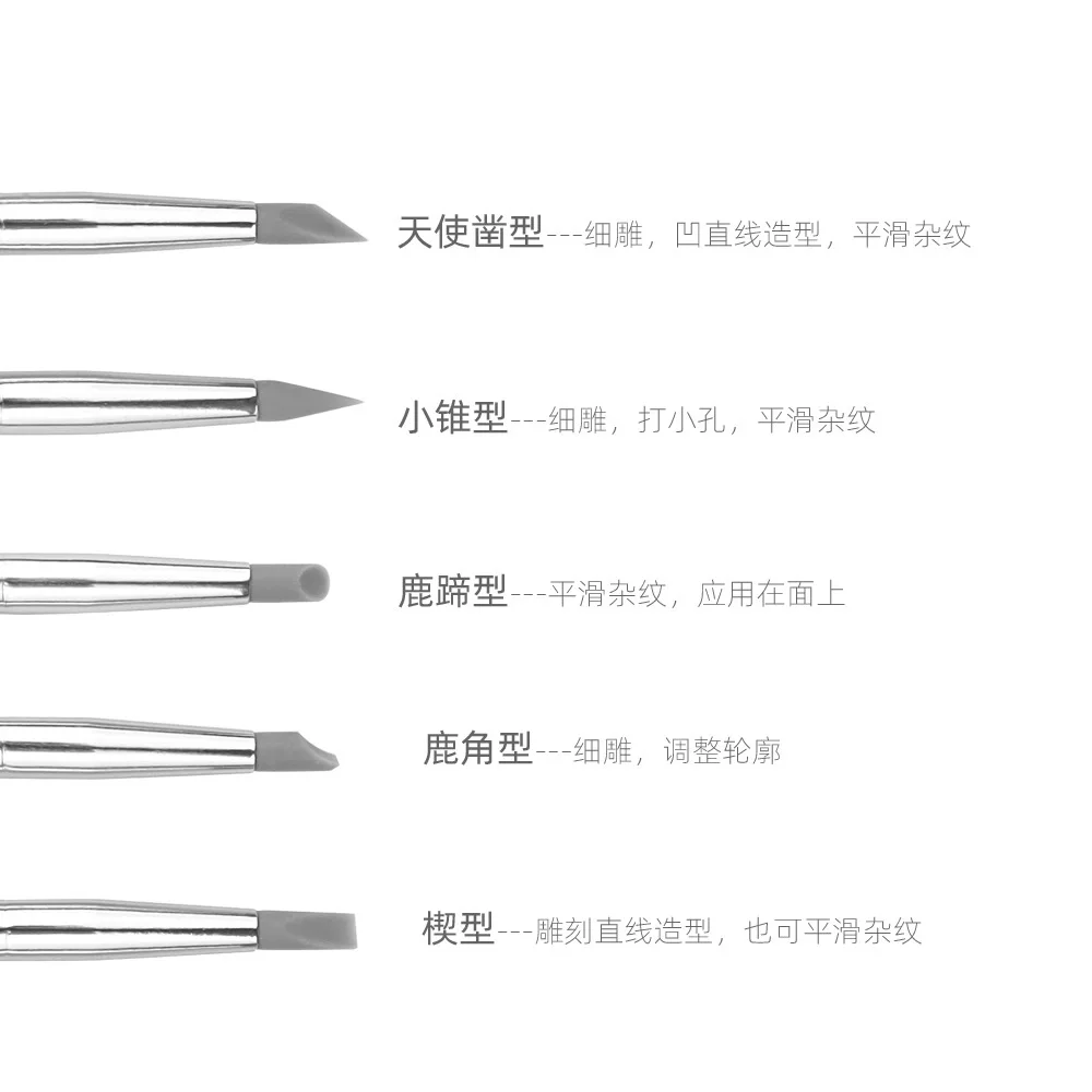5 шт. черная искусственная ручка для рукоделия кисти рисования инструменты