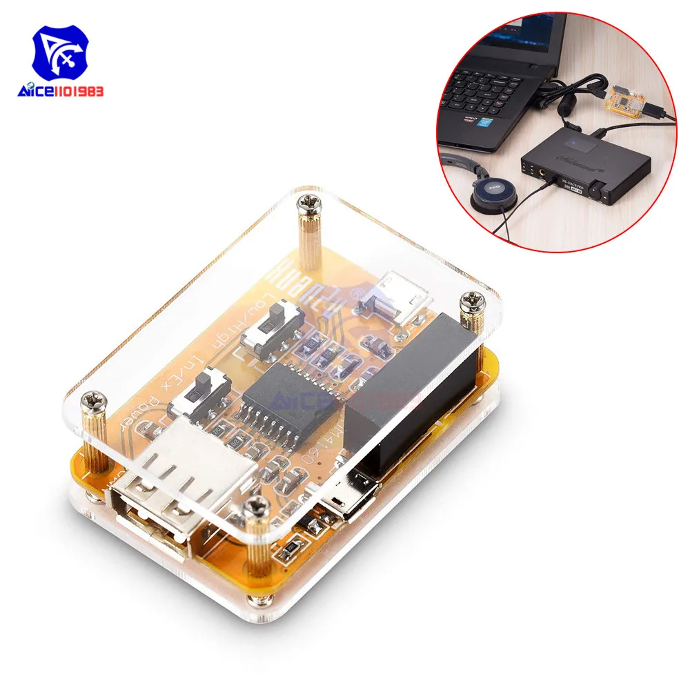 

Diymore ADUM4160 USB к USB модуль изолятора шумоизолятор промышленный изолятор Защитная плата с акриловым чехол