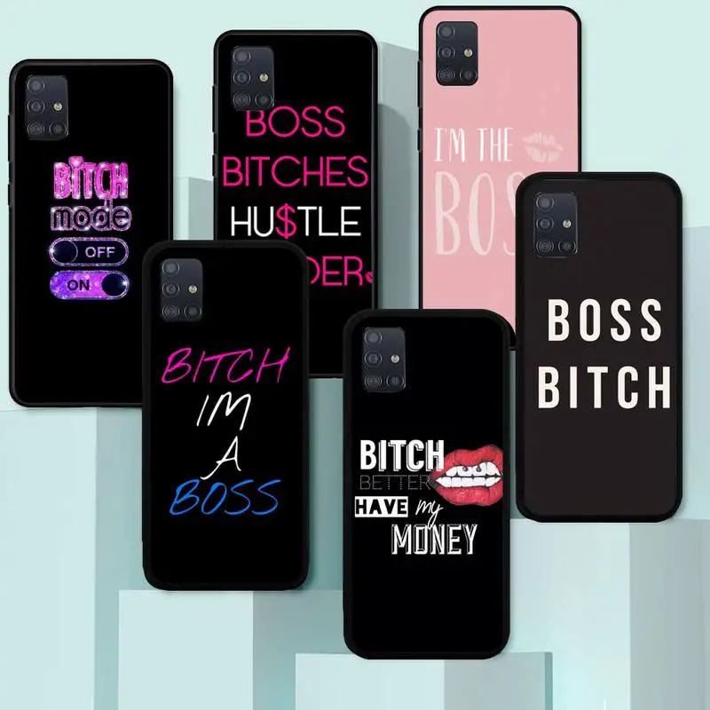 

Boss Bitch Phone Case For Redmi 5 5A Plus 6 S2 7 7A 8 8A 9 9A K20 30 4X Pro Fundas Cover
